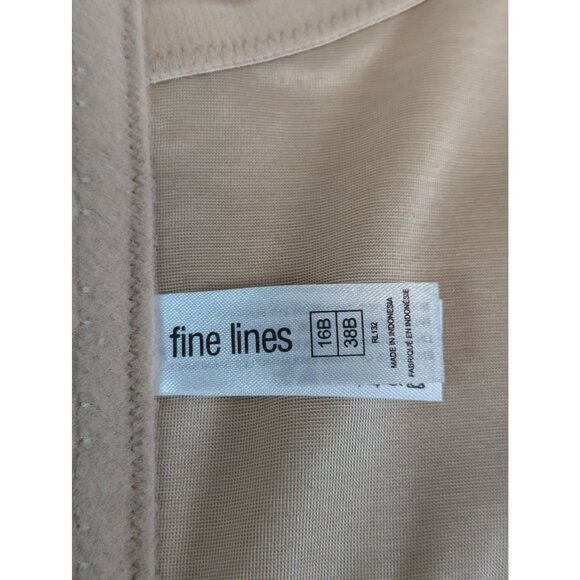 Fine Lines Low Back Strapless Convertible Shaping Bustier, Nude 38B - RL132 - Picture 11 of 12